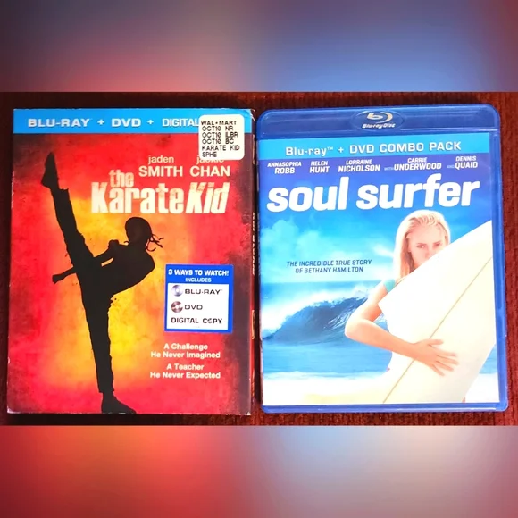 "The Karate Kid" and "Soul Surfer" Blu-ray Disc Movies - Picture 1 of 3